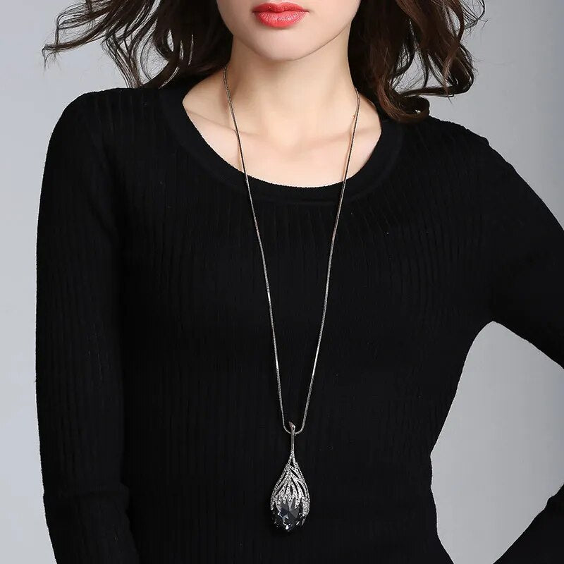 Fashion Gray Crystal