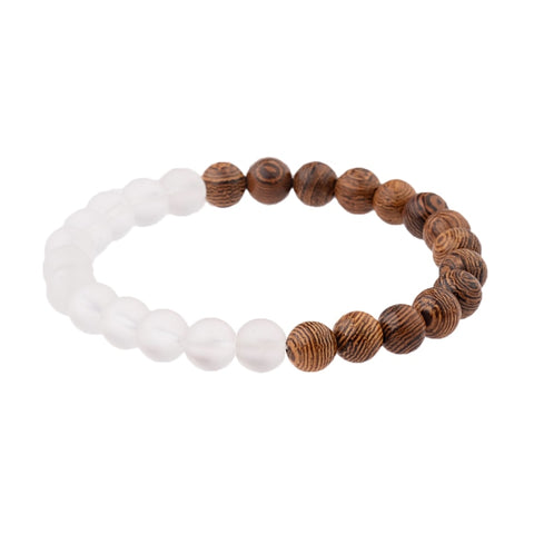 Image of 8mm New Natural Wood Beads Bracelets Men Black Ethinc Meditation