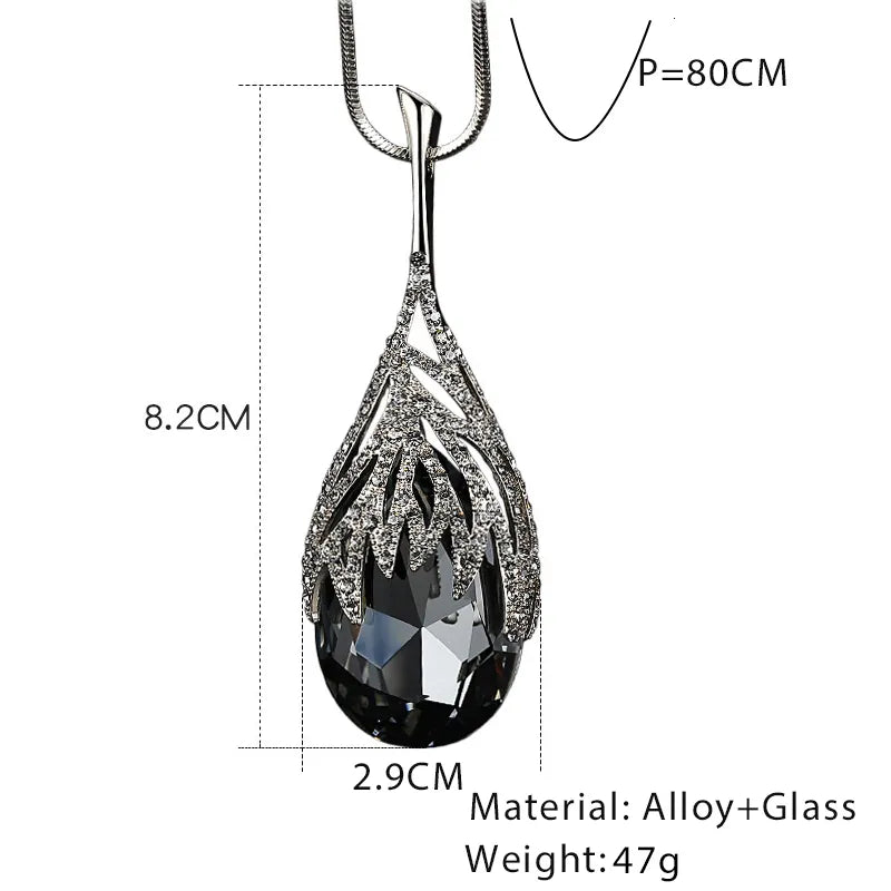 Fashion Gray Crystal
