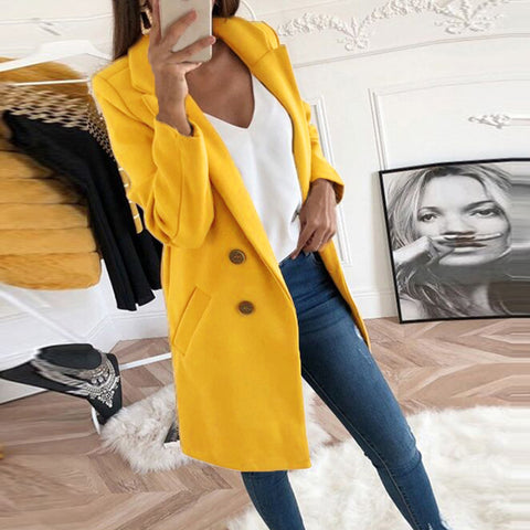 Image of Medium Long Wool Coat