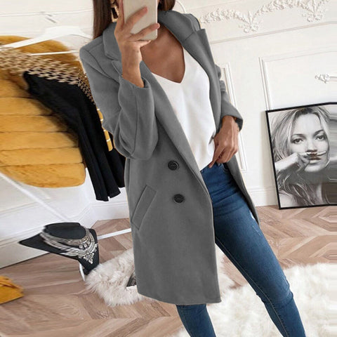 Image of Medium Long Wool Coat