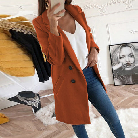 Image of Medium Long Wool Coat