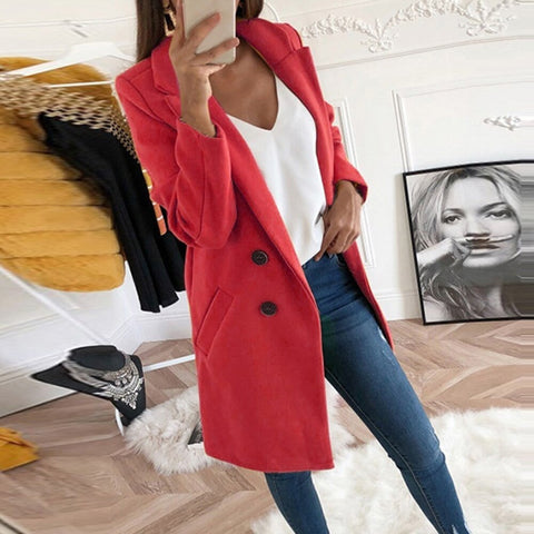 Image of Medium Long Wool Coat
