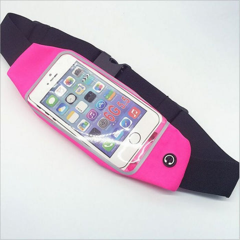 Image of Men's and women's marathon belt anti-theft waist bag