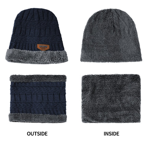 Image of Winter Cap Beanie Men / Women Thick Wool