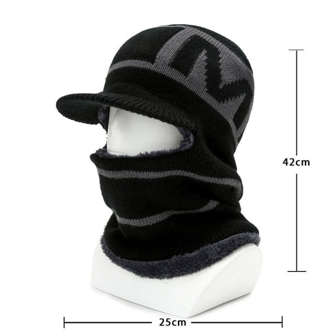 Image of Winter Hat Caps Warm Ear Protection Windproof