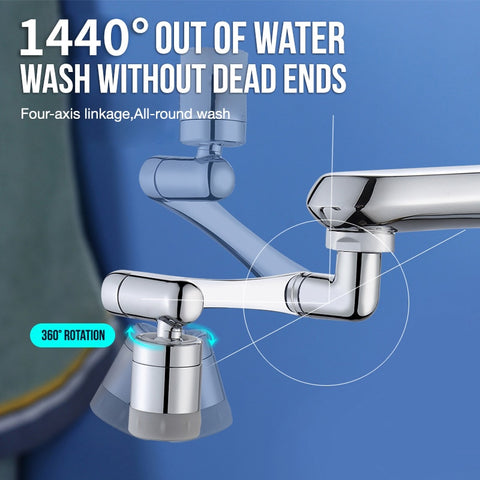 Image of Universal 1080 Degree Rotatable Faucet Aerator Extender