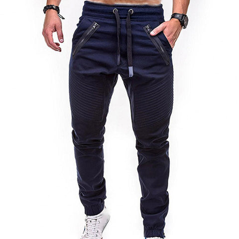 Image of Clothes Adjustable Pockets Pants Men