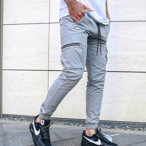 Image of Stretch Cargo Pants Zip Pocket