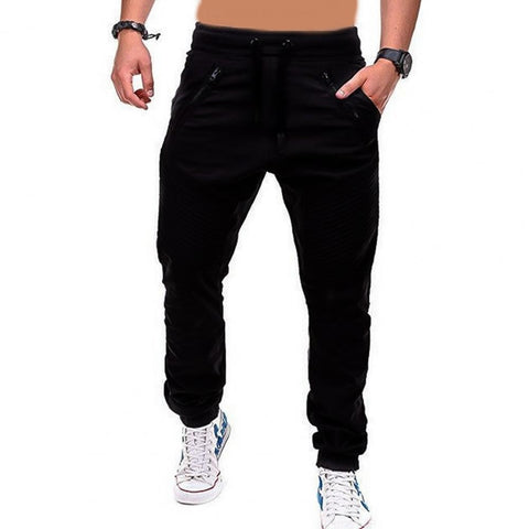 Image of Clothes Adjustable Pockets Pants Men