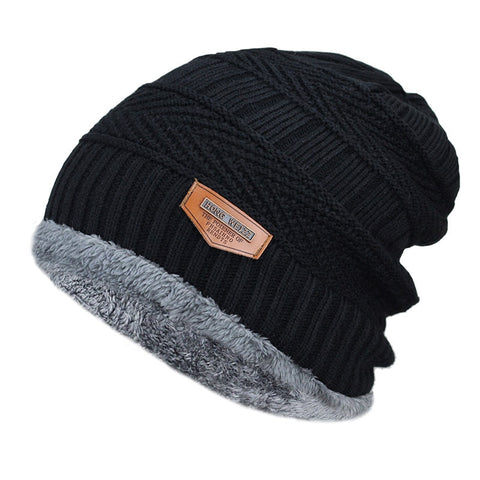 Image of Winter Cap Beanie Men / Women Thick Wool