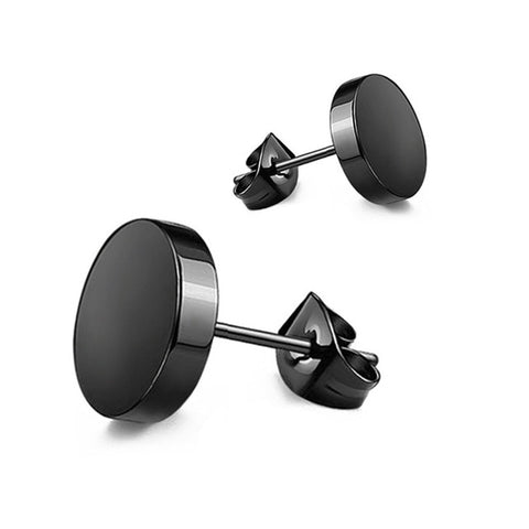 Image of Black Multiple Styles Stainless/Titanium Steel Stud Earrings
