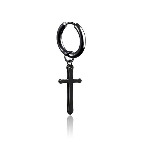 Image of Black Multiple Styles Stainless/Titanium Steel Stud Earrings