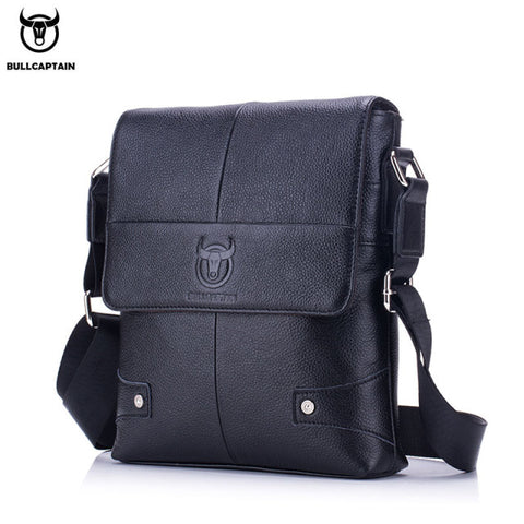 Image of men's bag leather messenger shoulder