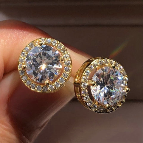 Image of Huitan Luxury AAA CZ Stud Earrings