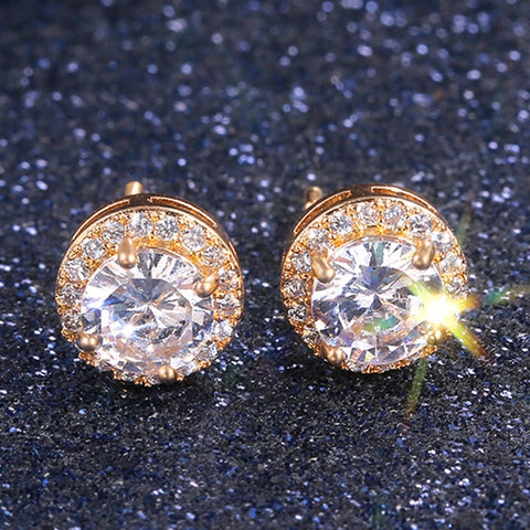 Image of Huitan Luxury AAA CZ Stud Earrings