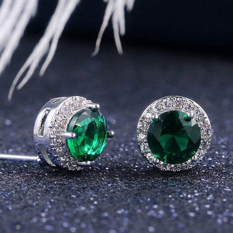 Image of Huitan Luxury AAA CZ Stud Earrings