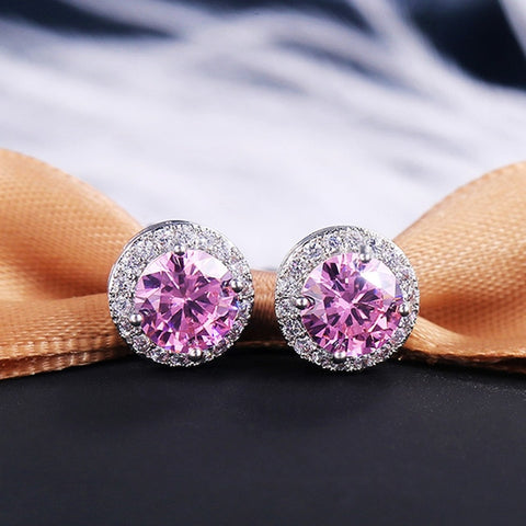 Image of Huitan Luxury AAA CZ Stud Earrings