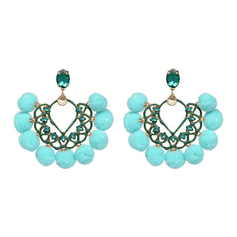 Image of Long Tassel Big Earring Dangle