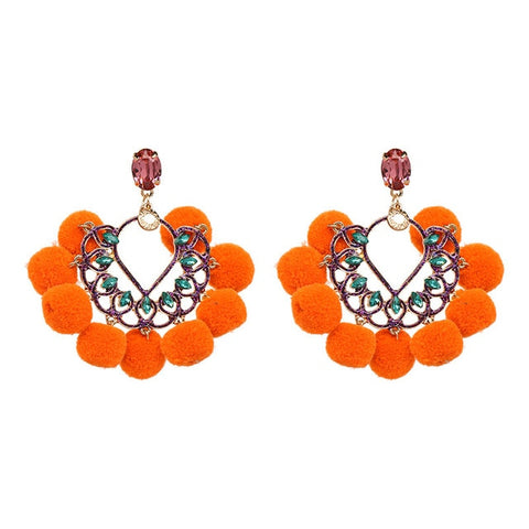 Image of Long Tassel Big Earring Dangle