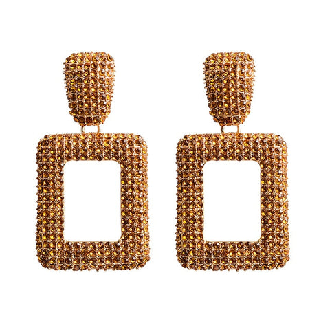 Image of New Colorful Crystals Earrings