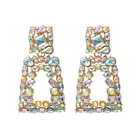 Image of New Colorful Crystals Earrings