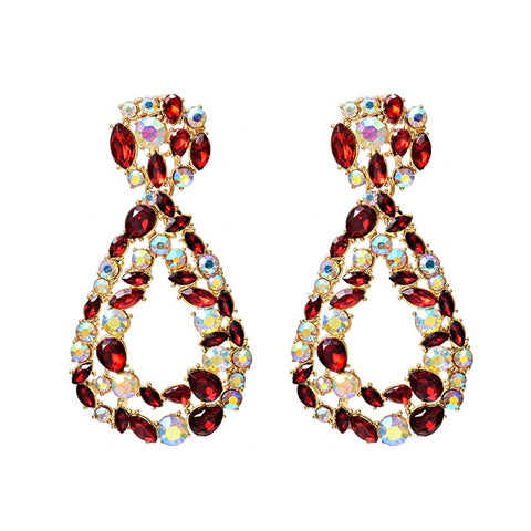 Image of New Colorful Crystals Earrings