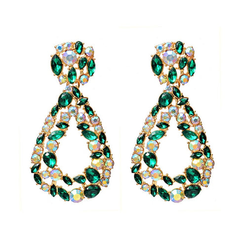 Image of New Colorful Crystals Earrings