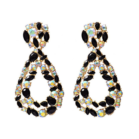 Image of New Colorful Crystals Earrings