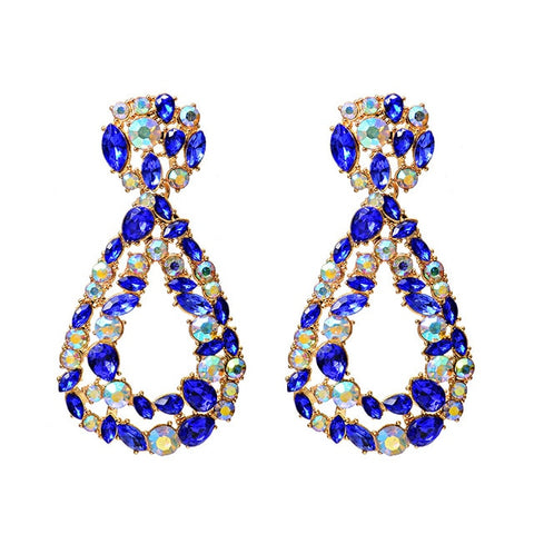 Image of New Colorful Crystals Earrings