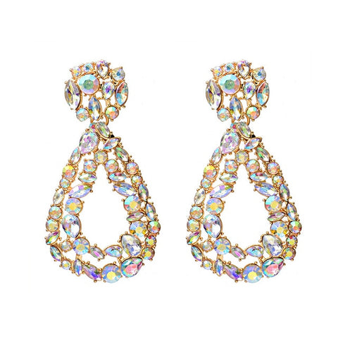 Image of New Colorful Crystals Earrings