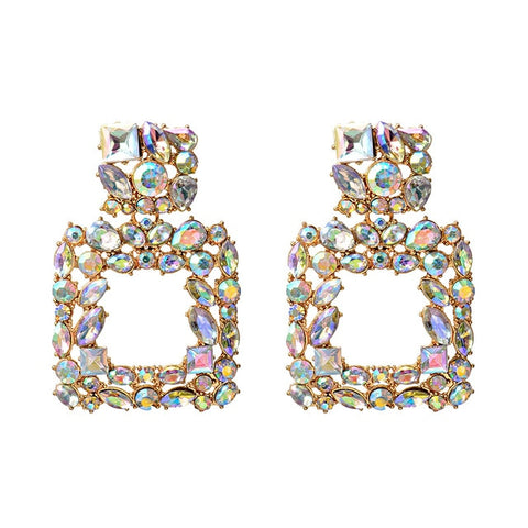 Image of New Colorful Crystals Earrings