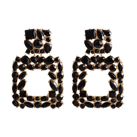 Image of New Colorful Crystals Earrings