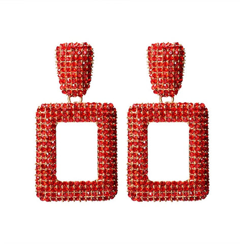 Image of New Colorful Crystals Earrings