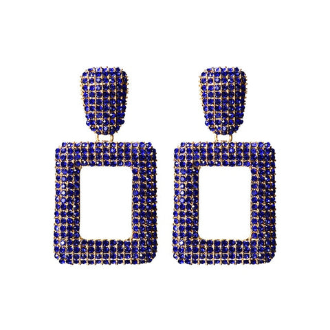 Image of New Colorful Crystals Earrings