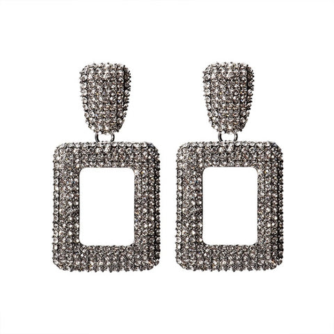 Image of New Colorful Crystals Earrings