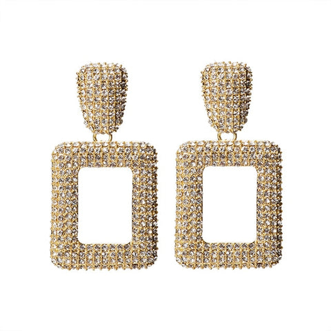 Image of New Colorful Crystals Earrings