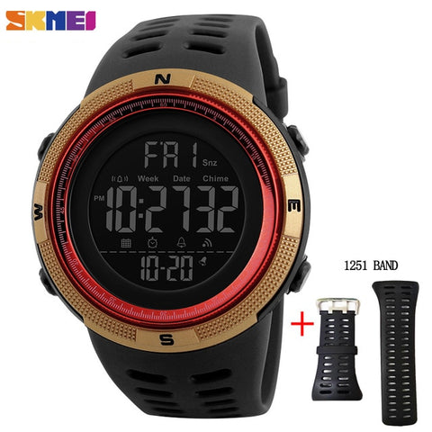 Image of Sport Watch Men Multifunction Waterproof Digital Watch
