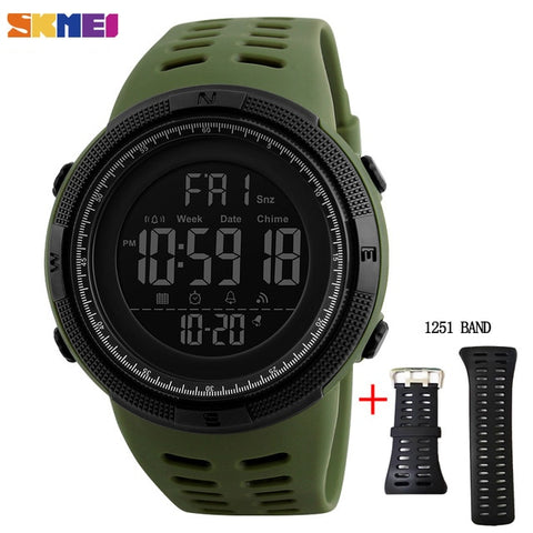 Image of Sport Watch Men Multifunction Waterproof Digital Watch
