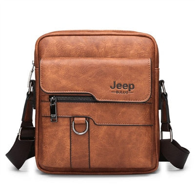 Image of Man Leather Bag Shoulder Crossbody