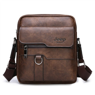 Image of Man Leather Bag Shoulder Crossbody