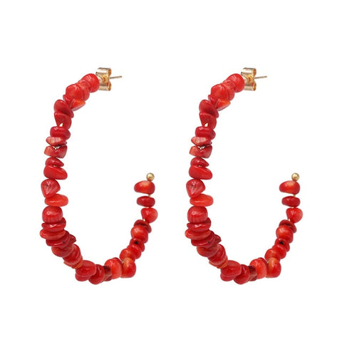 Image of Brand long tassel leaves earrings metal dangle