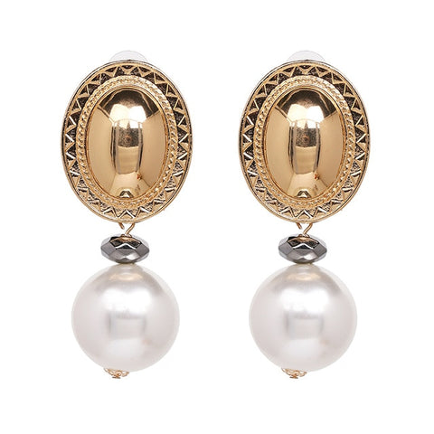 Image of Brand long tassel leaves earrings metal dangle