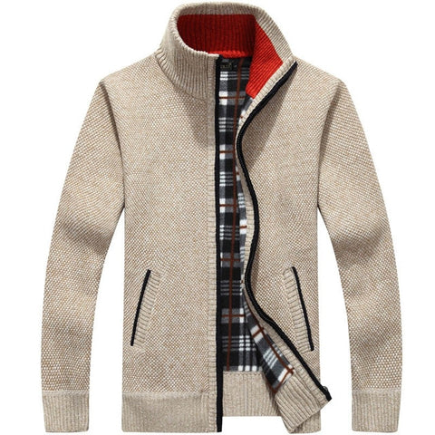 Image of Sweater Men Autumn Winter Cardigan SweaterCoats