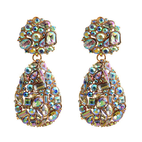 Image of New Colorful Crystals Earrings