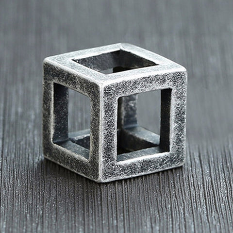 Image of Punk Hollow Cube Pendient Necklaces for Men Women