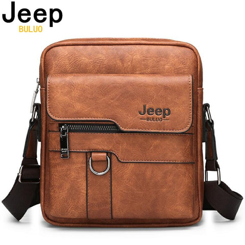 Image of Man Leather Bag Shoulder Crossbody