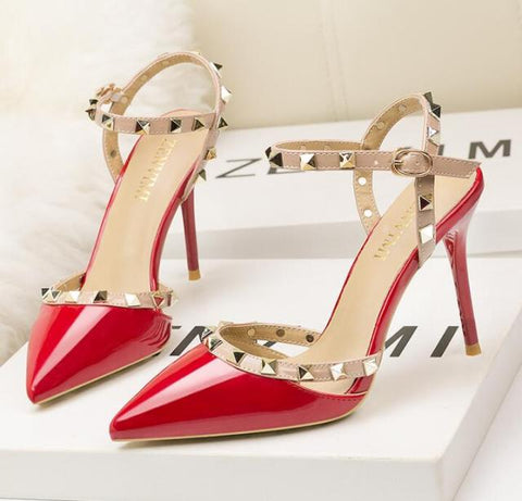 Image of Fashion rivet sandals 10CM PUMPS