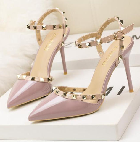 Image of Fashion rivet sandals 10CM PUMPS