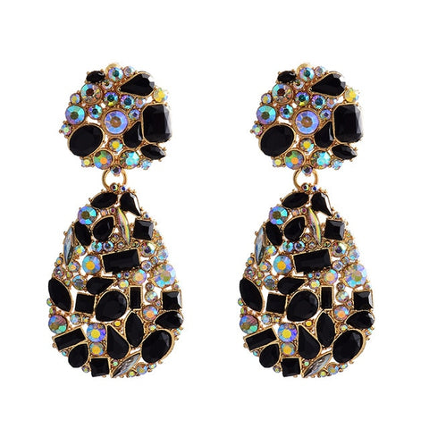 Image of New Colorful Crystals Earrings